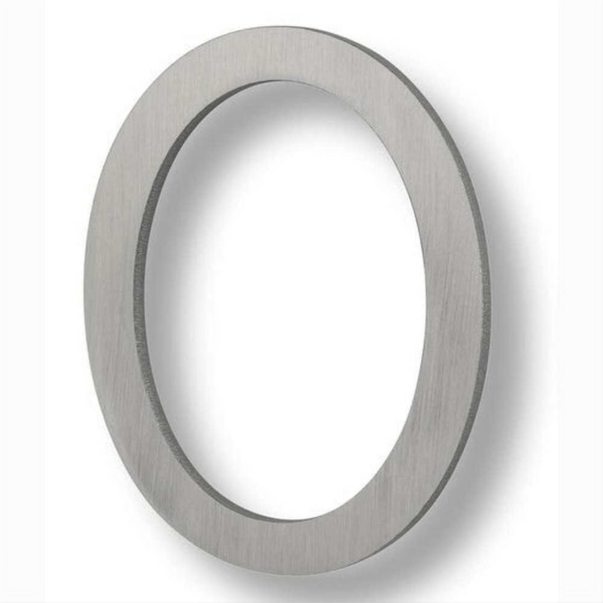 Sure-Loc Hardware Sure-Loc HNF6-0 BA Floating House Number (0) 6 Inch Brushed Aluminum
