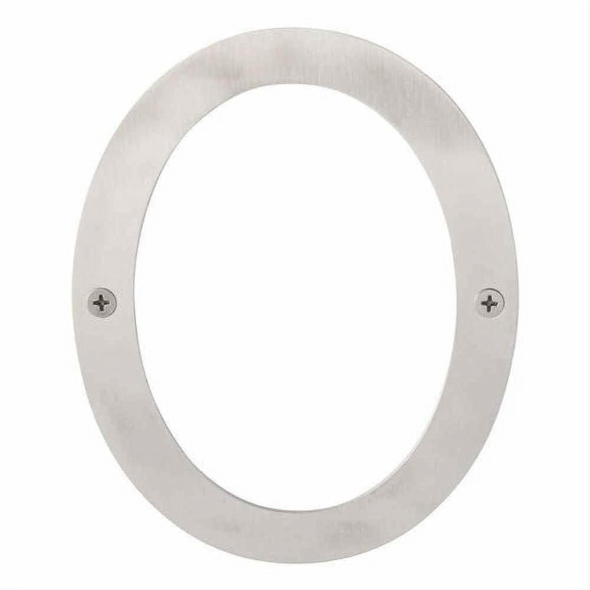 Sure-Loc Hardware Sure-Loc HNSS6-0 SS Stainless Steel House Number (0) 6 Inch Satin Stainless