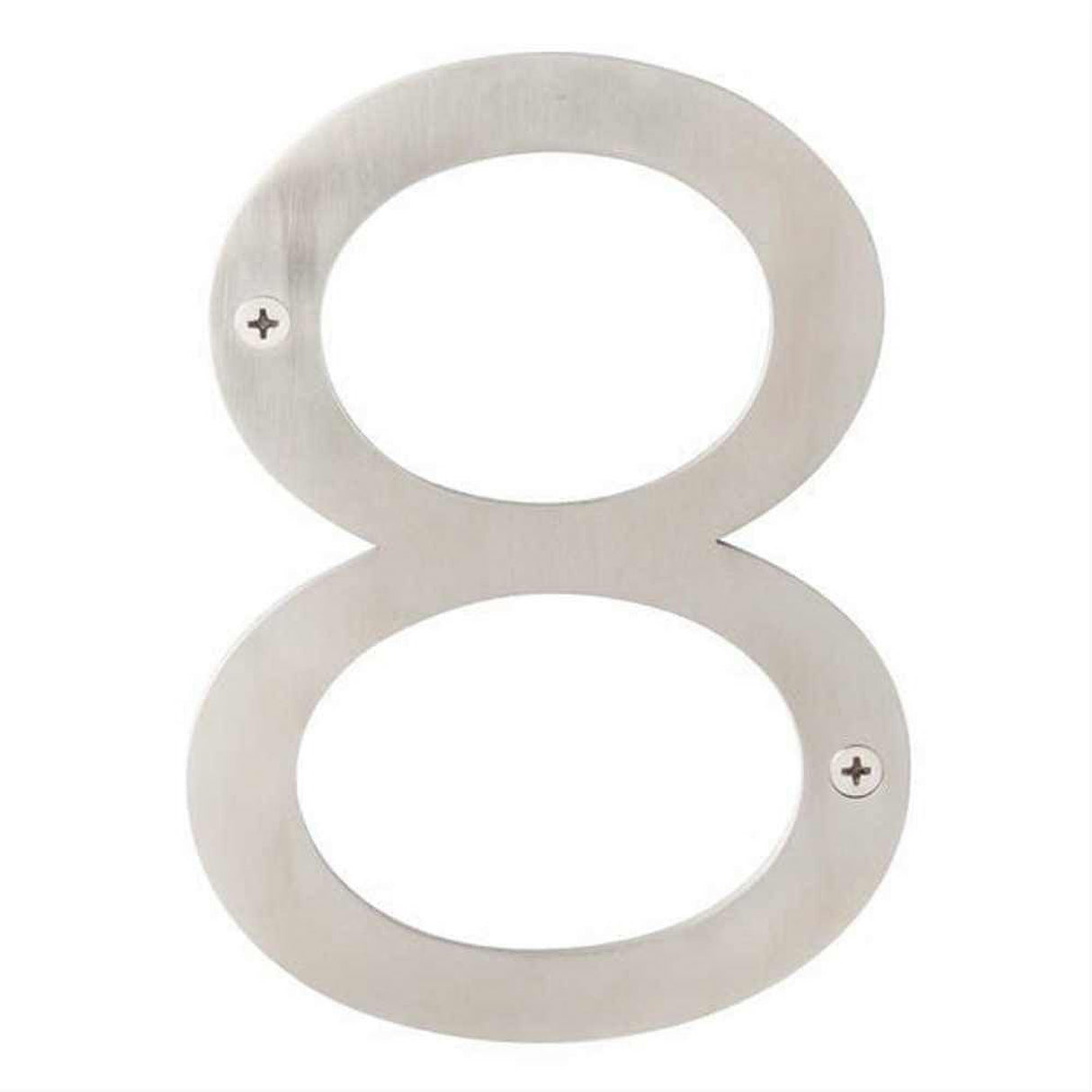 Sure-Loc Hardware Sure-Loc HNSS6-8 SS Stainless Steel House Number (8) 6 Inch Satin Stainless