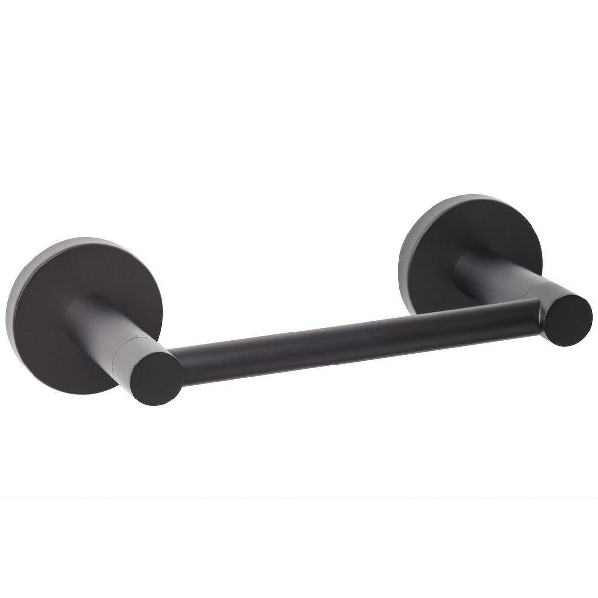 Sure-Loc Hardware Sure-Loc LG-PH2PV FBL Lugano Bath Series 2-post Pivot Paper Holder Flat Black