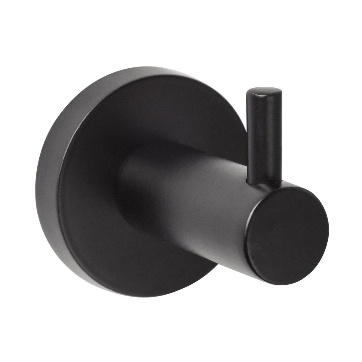 Sure-Loc Hardware Sure-Loc LG-RH1 FBL Lugano Bath Series Robe Hook Flat Black