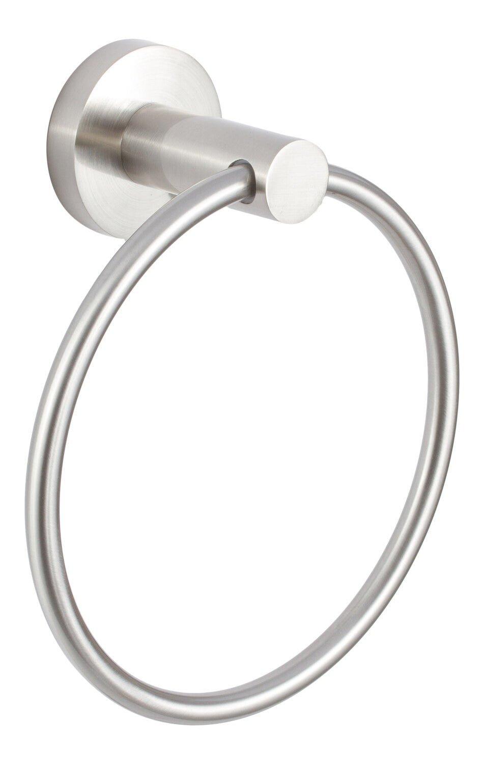 Sure-Loc Hardware Sure-Loc LG-TR1 15 Lugano Bath Series Towel Ring Satin Nickel