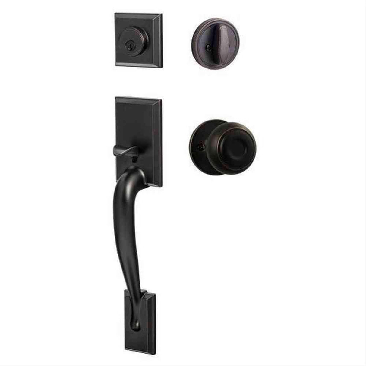 Sure-Loc Hardware Sure-Loc MA507-JN 11P Madison Handleset with Juniper Handleset Trim Vintage Bronze