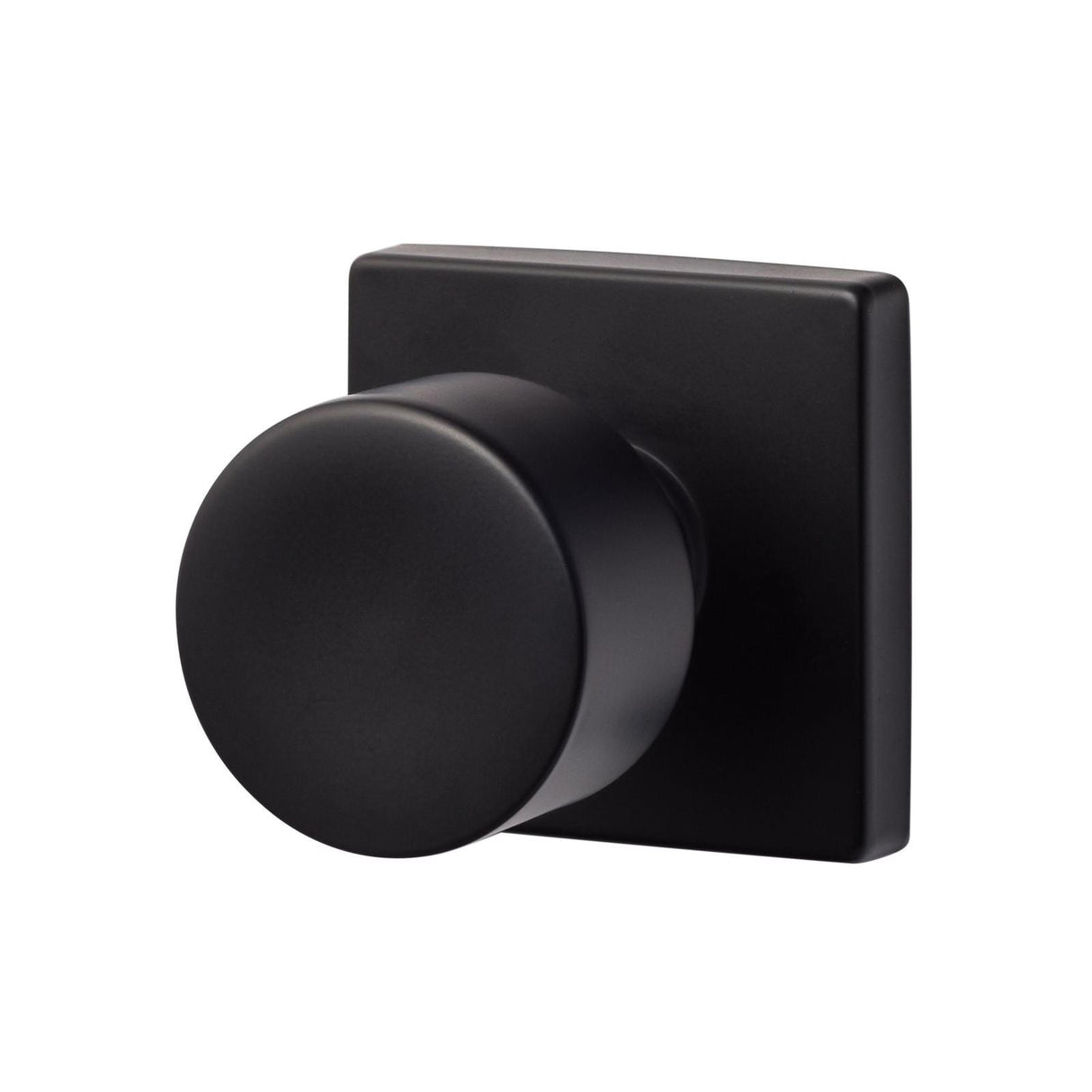 Sure-Loc Hardware Sure-Loc Modern BG100-HSQ FBL Modern Series Bergen Square Interior Trim Knob Flat Black