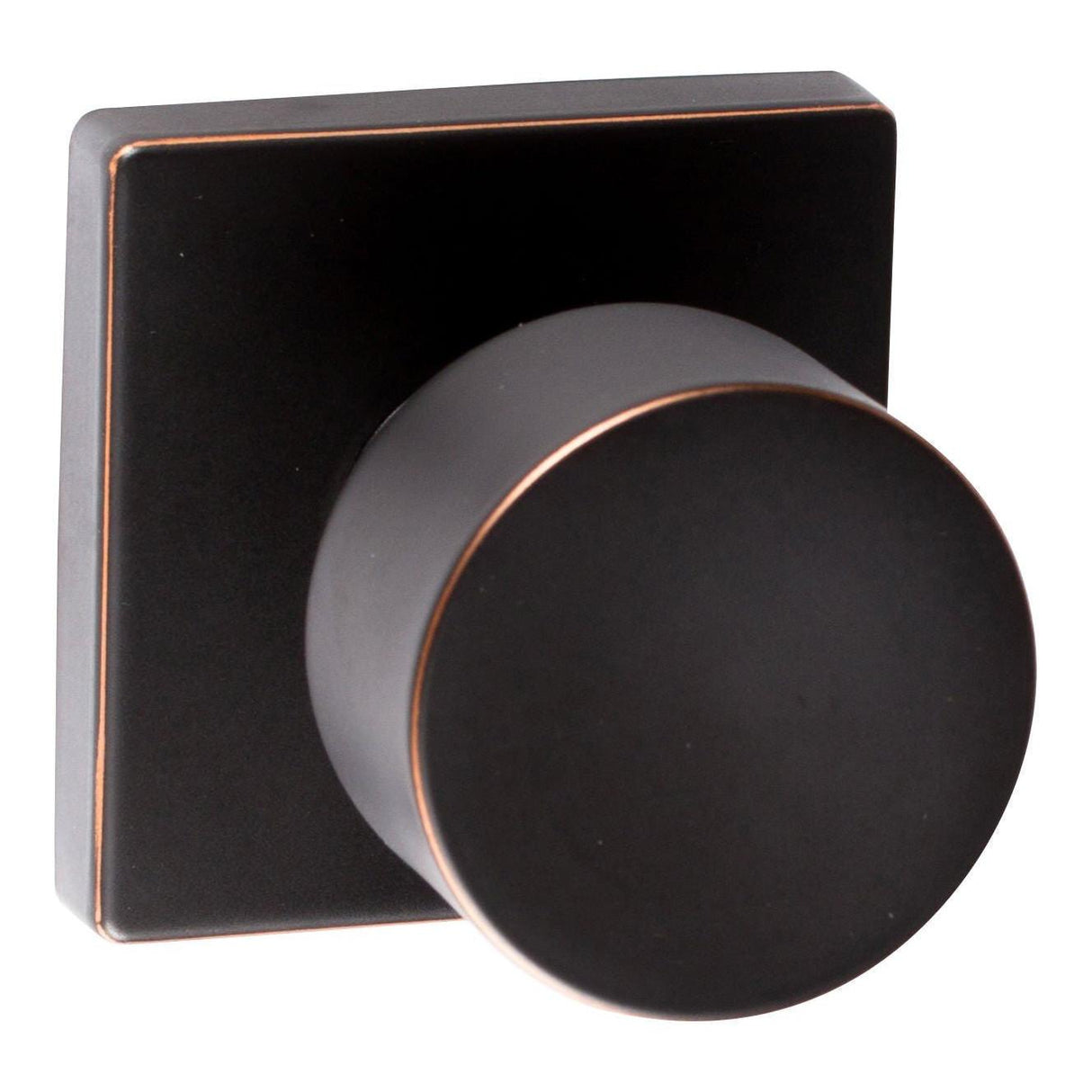 Sure-Loc Hardware Sure-Loc Modern BG100-SQ 11P Modern Series Bergen Square Dummy Door Knob Vintage Bronze