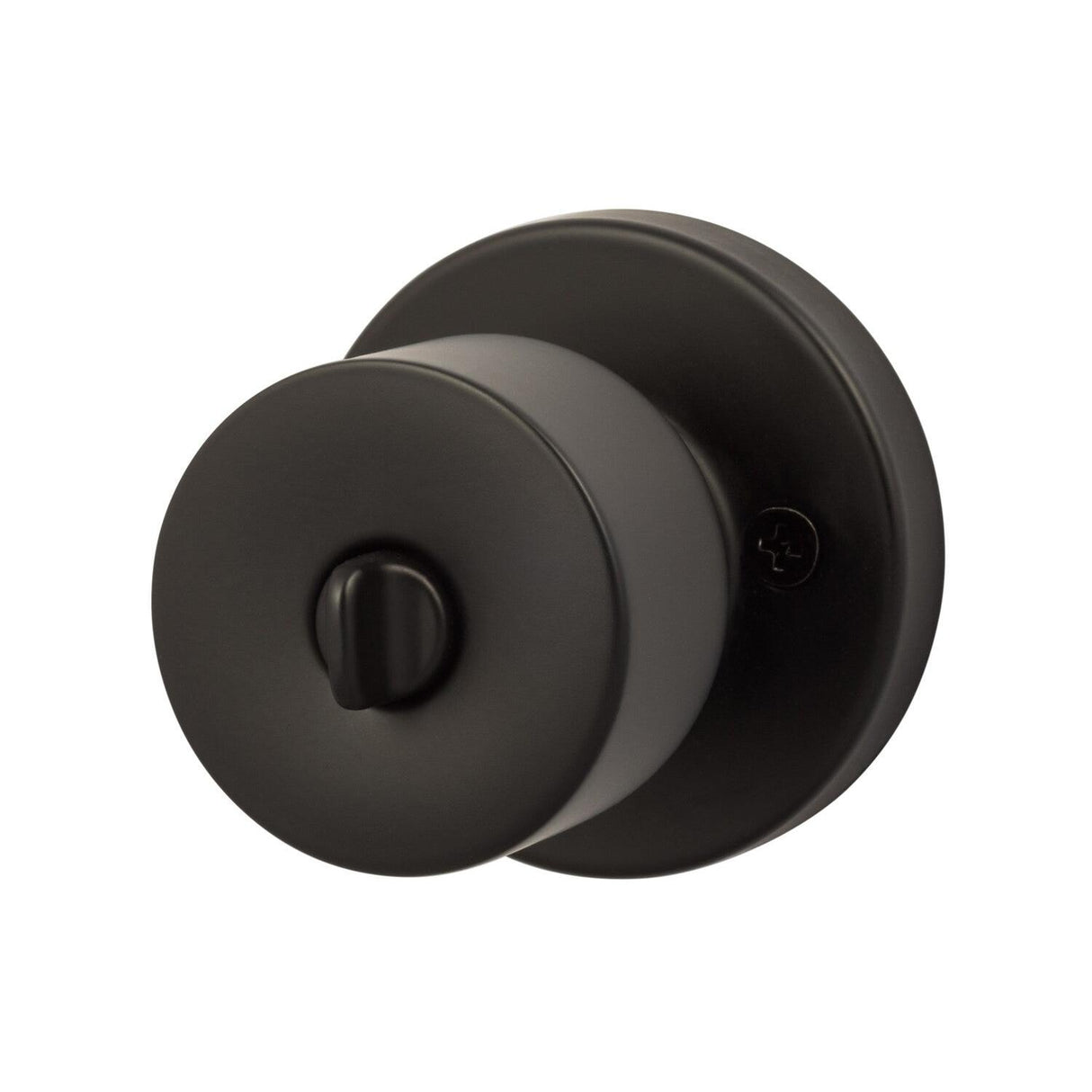 Sure-Loc Hardware Sure-Loc Modern BG107 FBL Modern Series Bergen Round Keyed Entry Knobset Flat Black