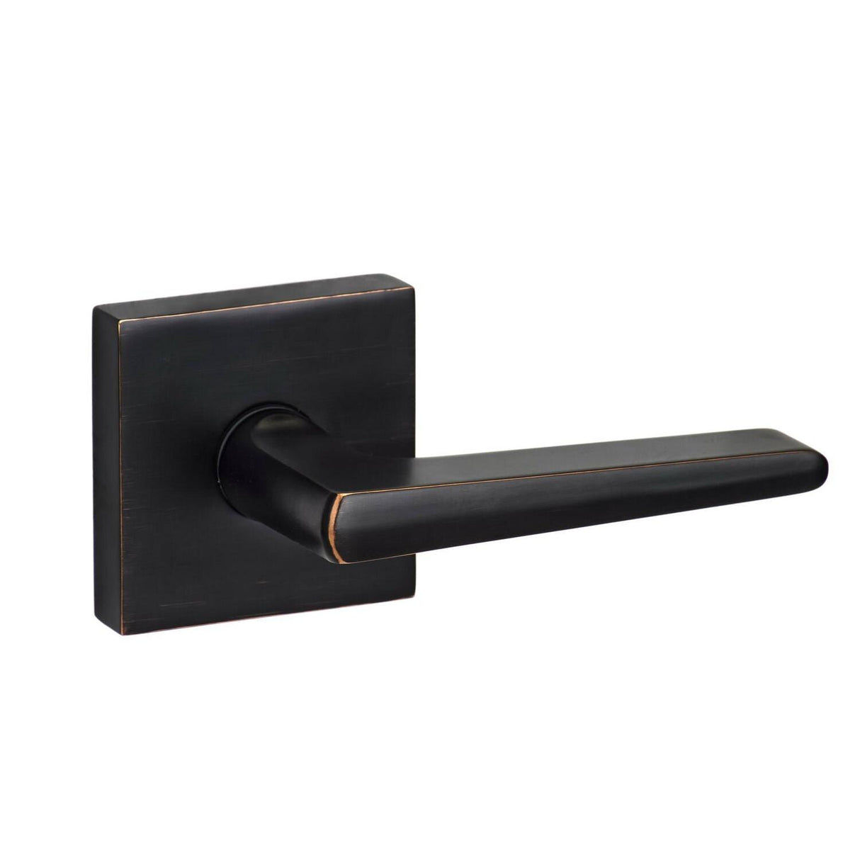 Sure-Loc Hardware Sure-Loc Modern BS101-SQ 11P Modern Series Basel Passage Door Lever Vintage Bronze