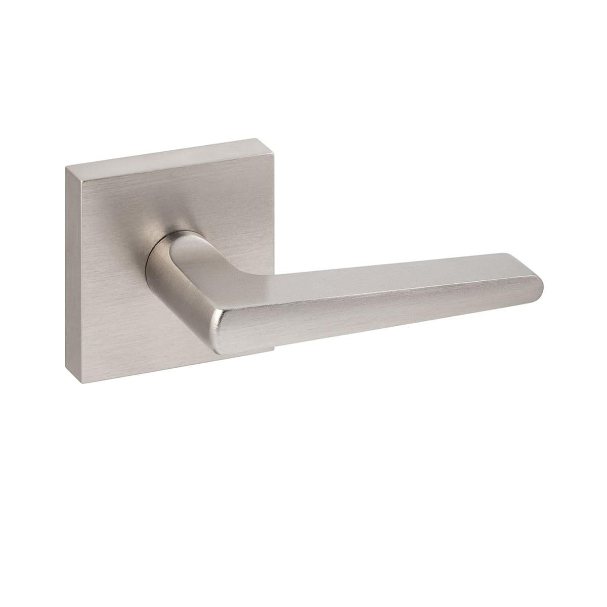 Sure-Loc Hardware Sure-Loc Modern BS101-SQ 15 Modern Series Basel Passage Door Lever Satin Nickel