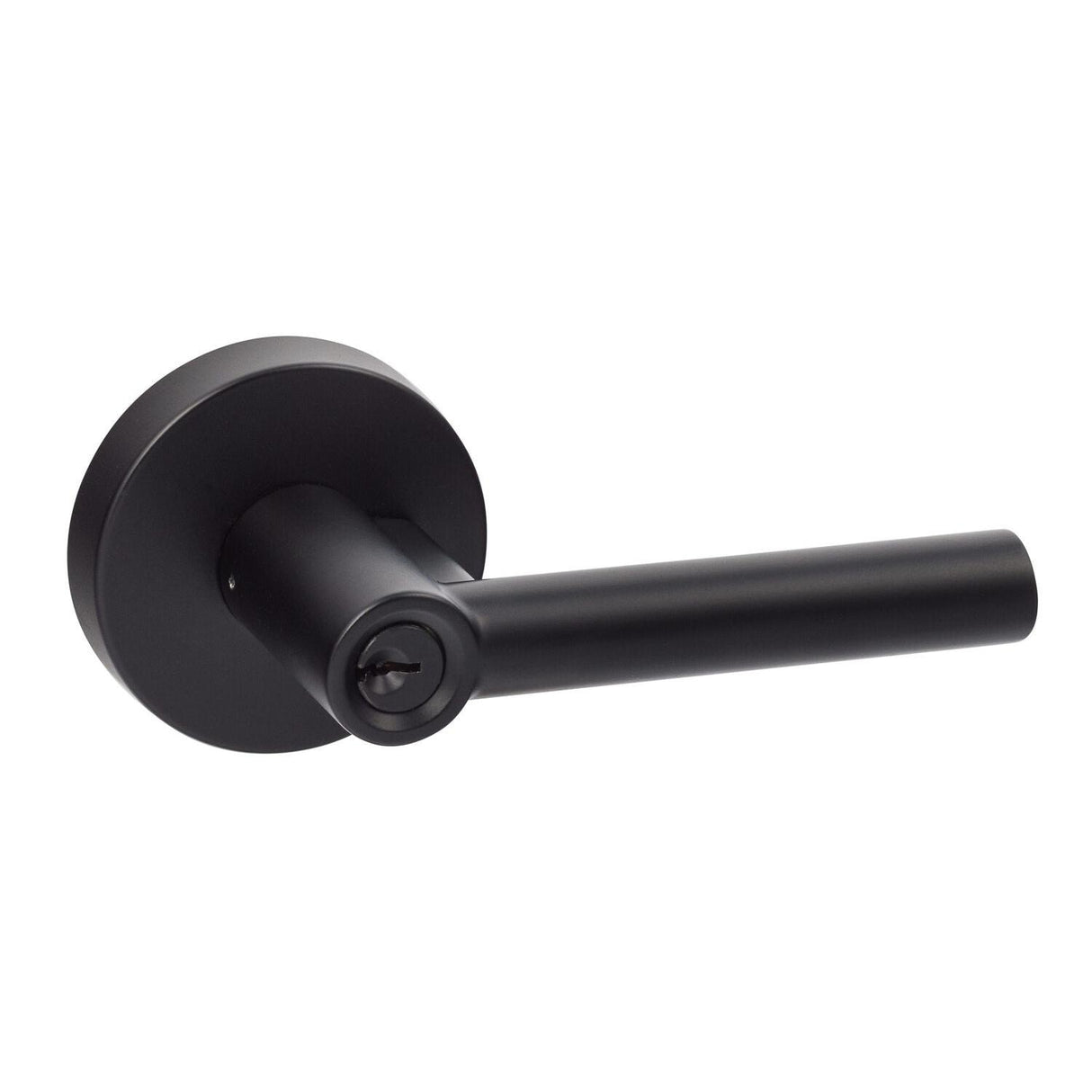Sure-Loc Hardware Sure-Loc Modern MR107 FBL Modern Marin Keyed Entry Lever Flat Black