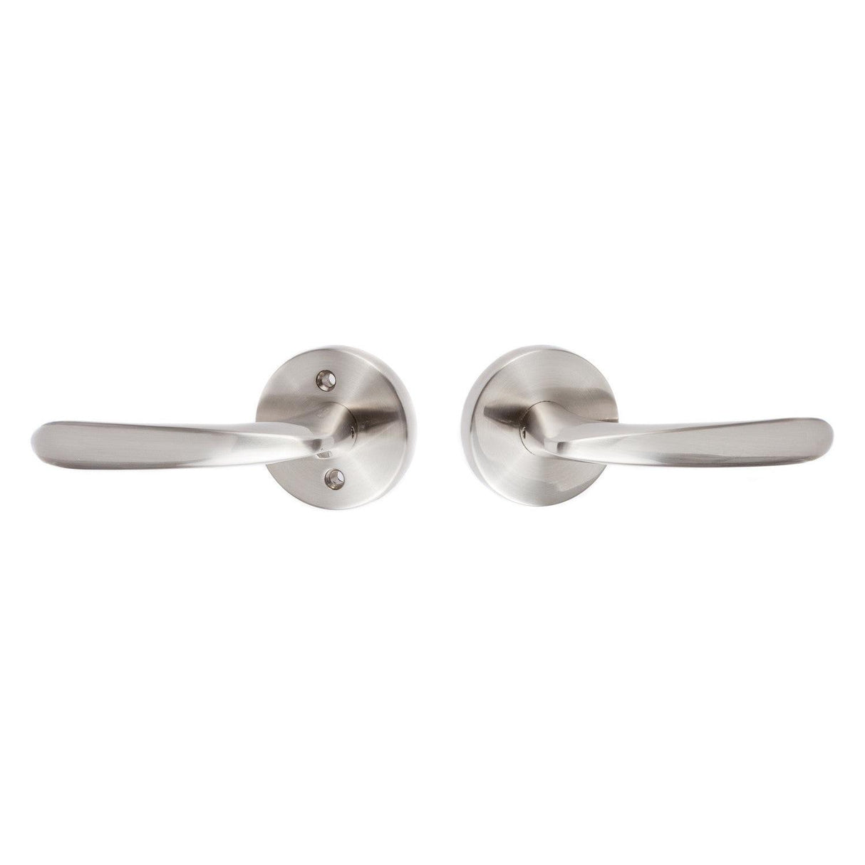 Sure-Loc Hardware Sure-Loc Modern TR101 15 Modern Series Torino Passage Door Lever Satin Nickel