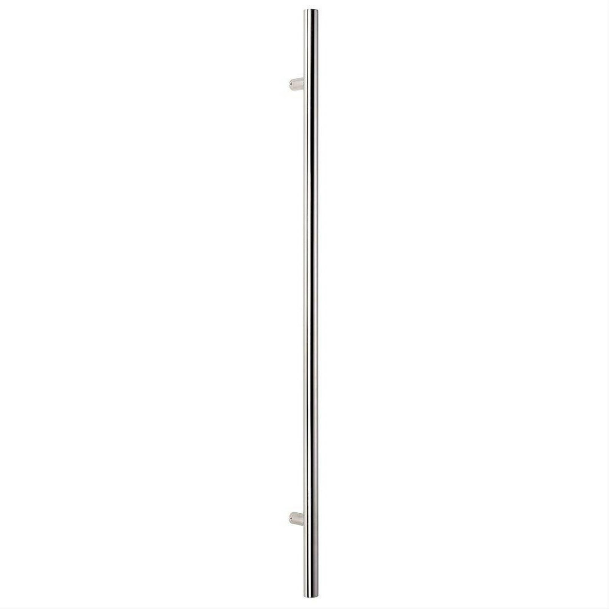 Sure-Loc Hardware Sure-Loc PL-1RD48 26 48" Single-Sided Round Long Door Pull Polished Chrome