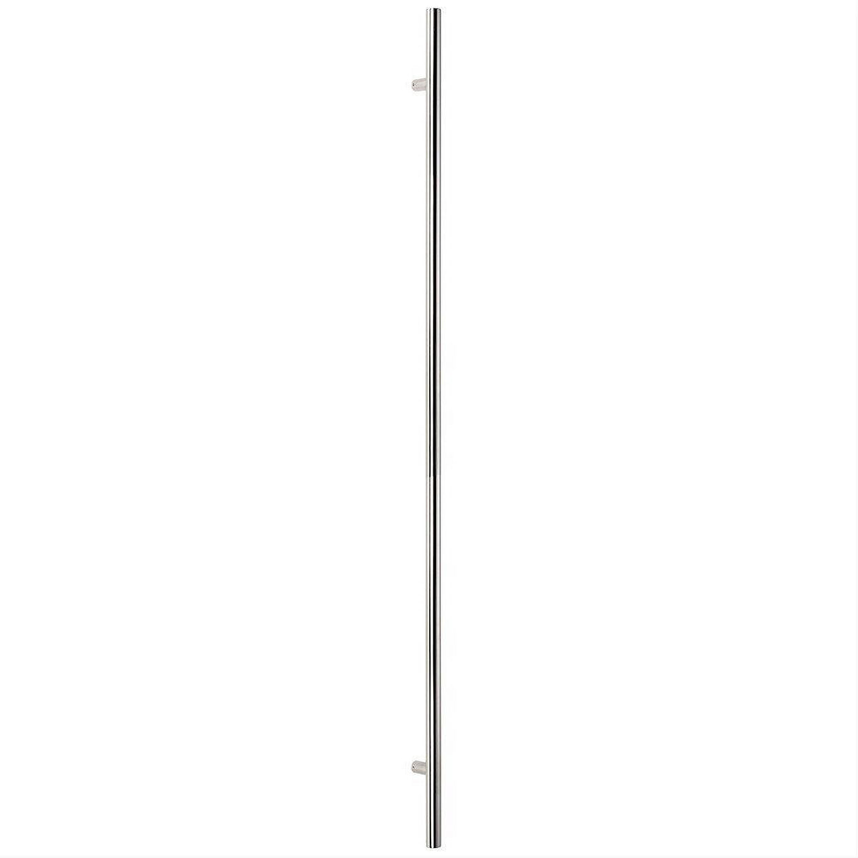 Sure-Loc Hardware Sure-Loc PL-1RD72 26 72" Single-Sided Round Long Door Pull Polished Chrome