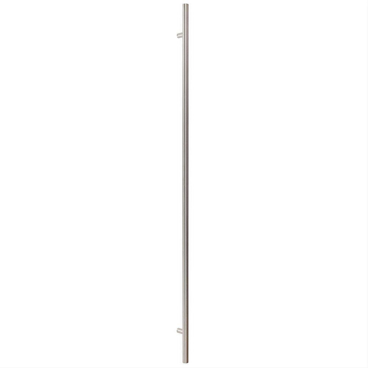 Sure-Loc Hardware Sure-Loc PL-1RD72 32D 72" Single-Sided Round Long Door Pull Satin Stainless
