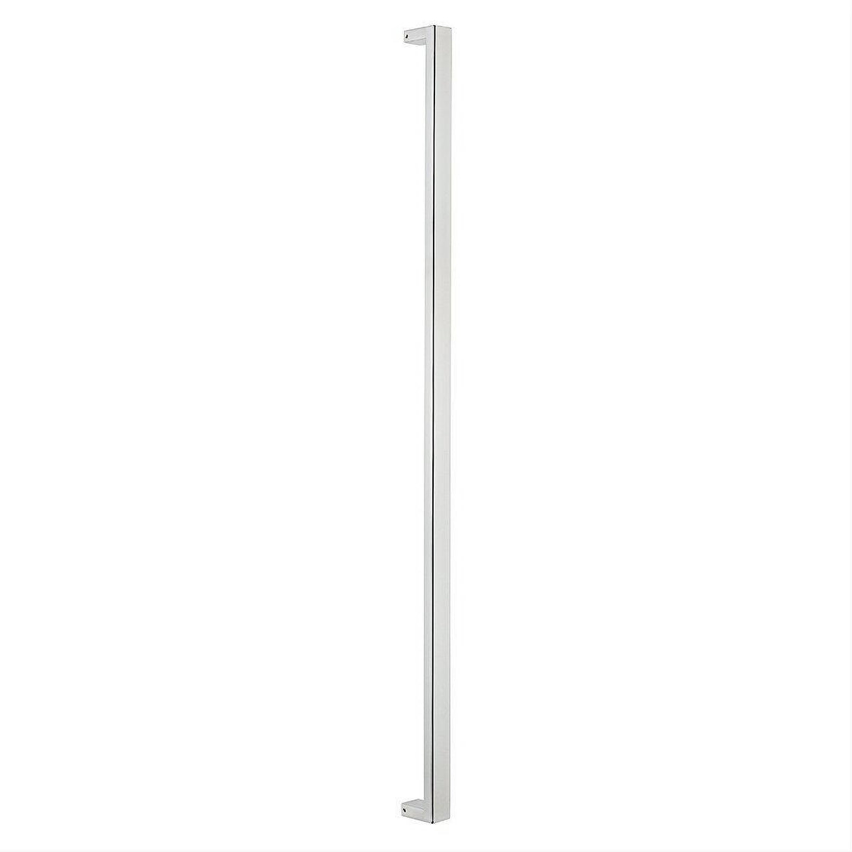 Sure-Loc Hardware Sure-Loc PL-1SQ48 26 48" Single-Sided Square Long Door Pull Polished Chrome