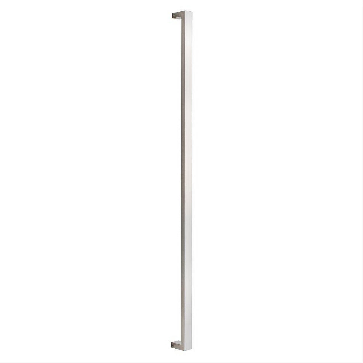 Sure-Loc Hardware Sure-Loc PL-1SQ48 32D 48" Single-Sided Square Long Door Pull Satin Stainless