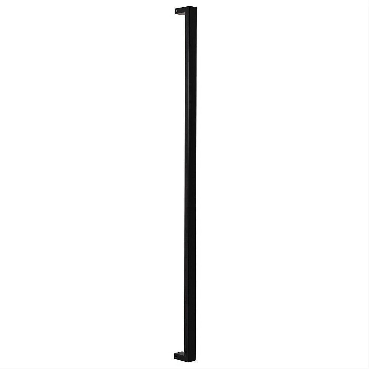 Sure-Loc Hardware Sure-Loc PL-1SQ48 FBL 48" Single-Sided Square Long Door Pull Flat Black