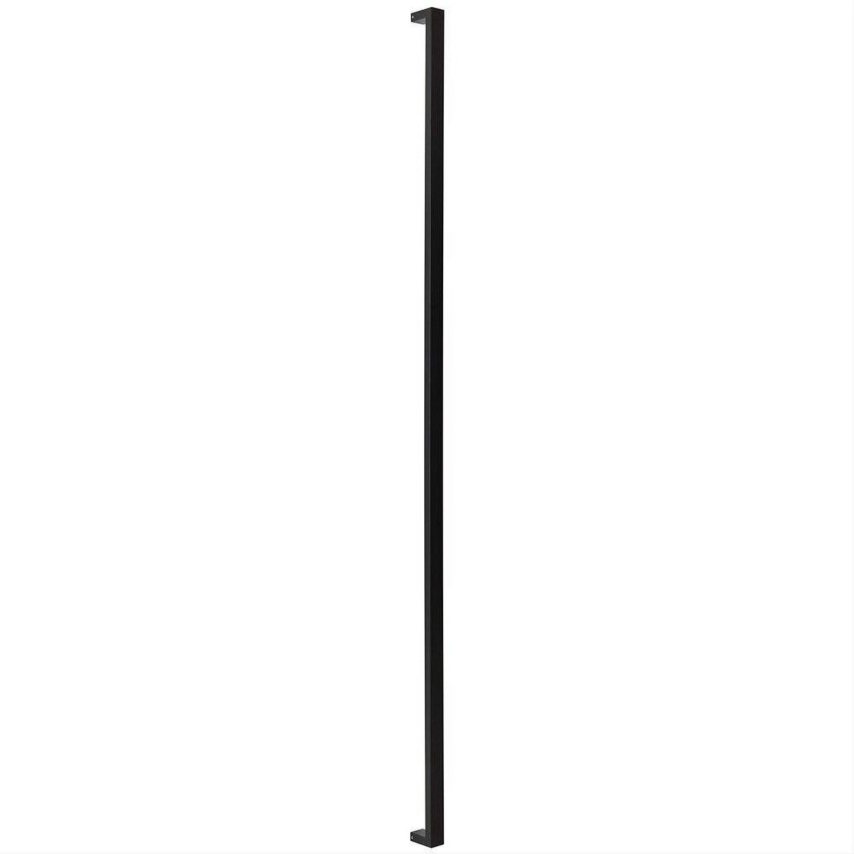 Sure-Loc Hardware Sure-Loc PL-1SQ72 FBL 72" Single-Sided Square Long Door Pull Flat Black