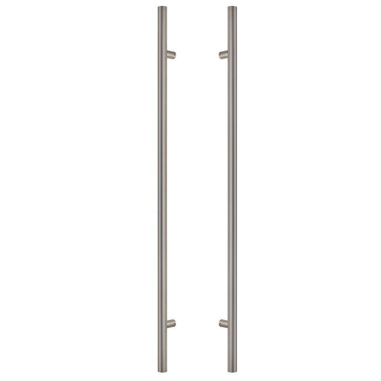 Sure-Loc Hardware Sure-Loc PL-2RD48 32D 48" Double-Sided Round Long Door Pull Satin Stainless
