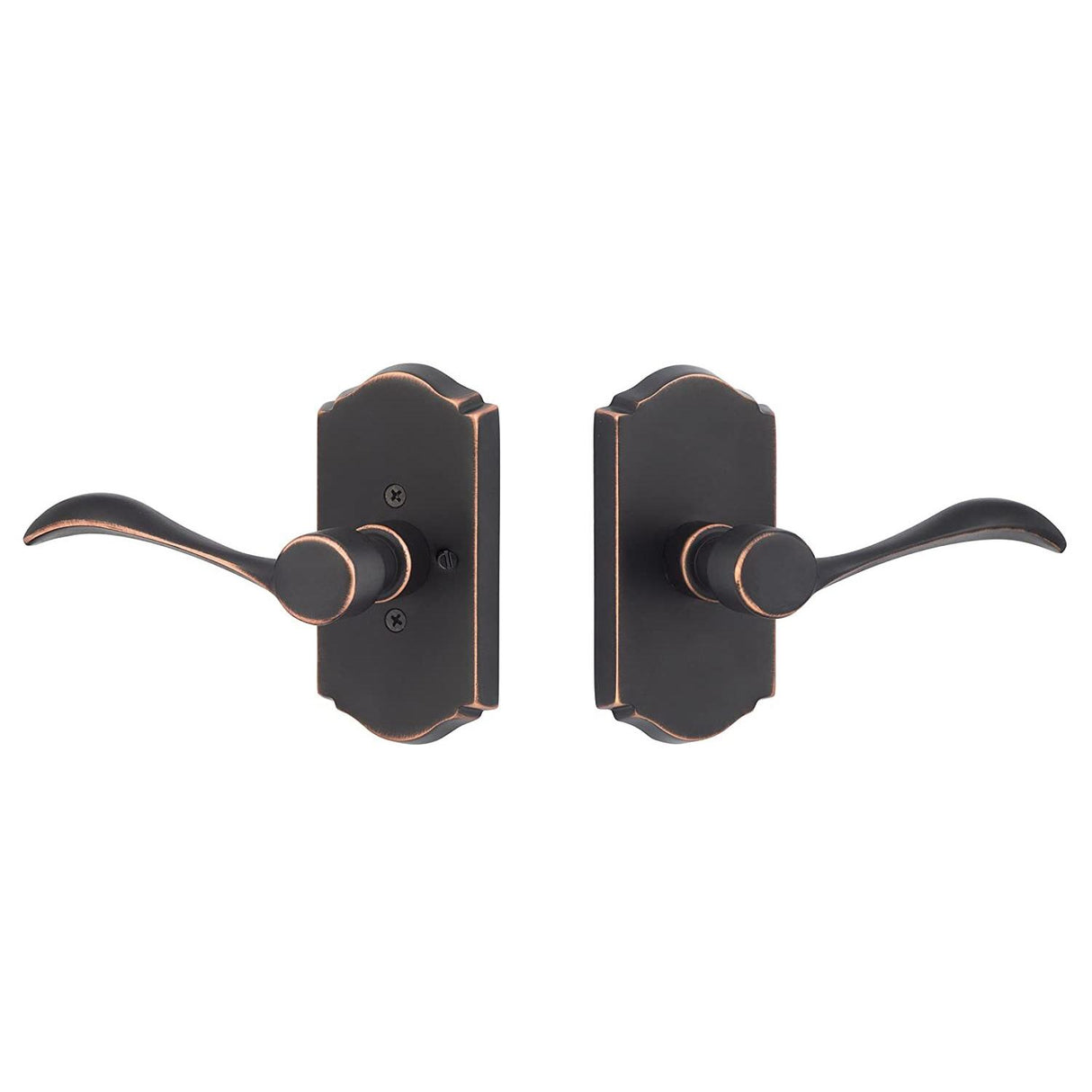 Sure-Loc Hardware Sure-Loc SS102 11P LH Standstone Privacy Door Lever Left Hand Vintage Bronze