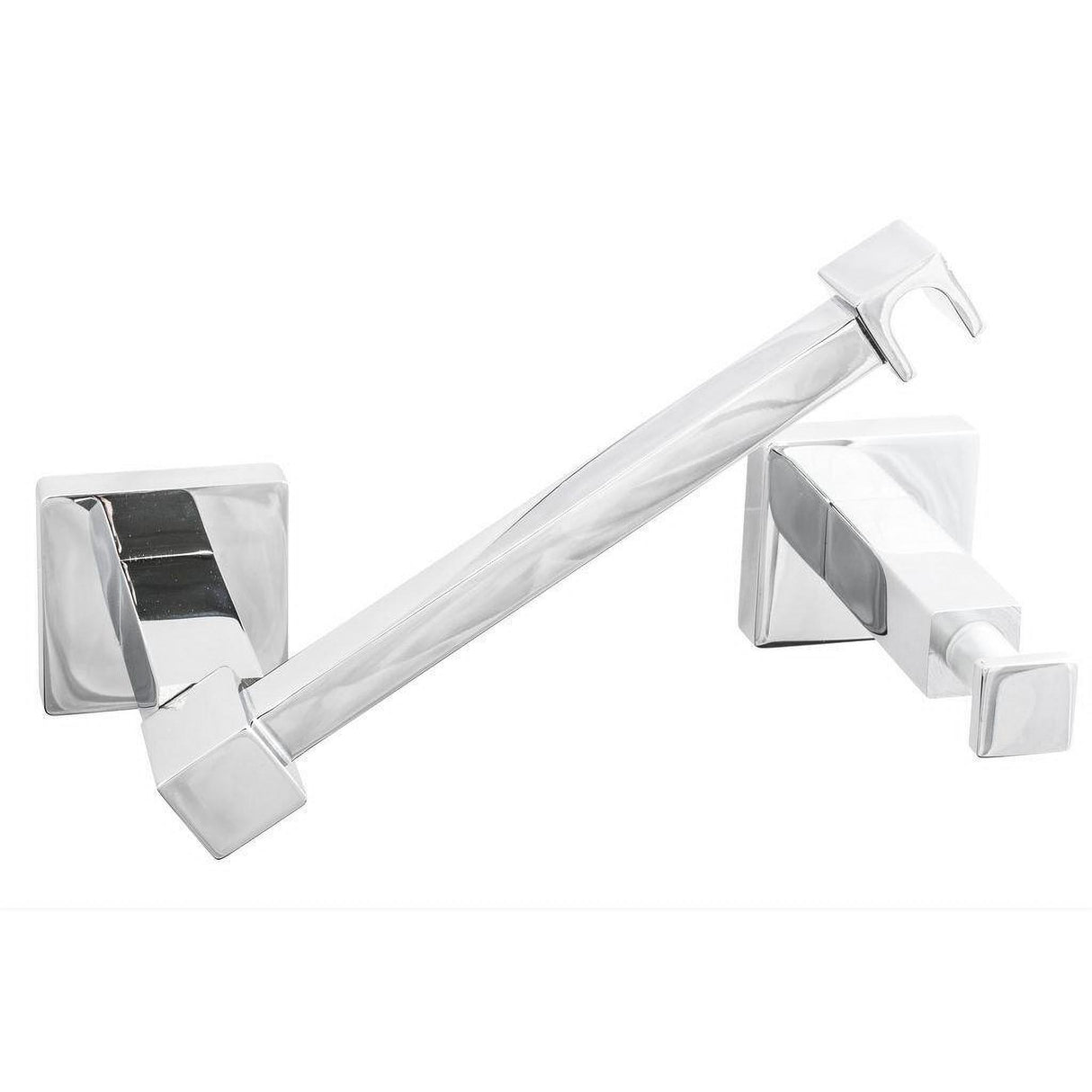 Sure-Loc Hardware Sure-Loc VR-PH2PV 26 Vlora Bath Series Solid Brass Pivot Paper Holder Polished Chrome
