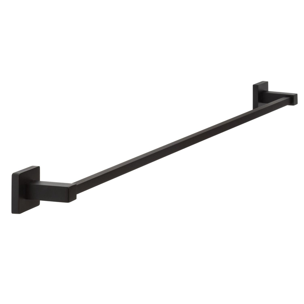 Sure-Loc Hardware Sure-Loc VR-TB30 FBL Vlora Bath Series Solid Brass 30 Inch Towel Bar Flat Black