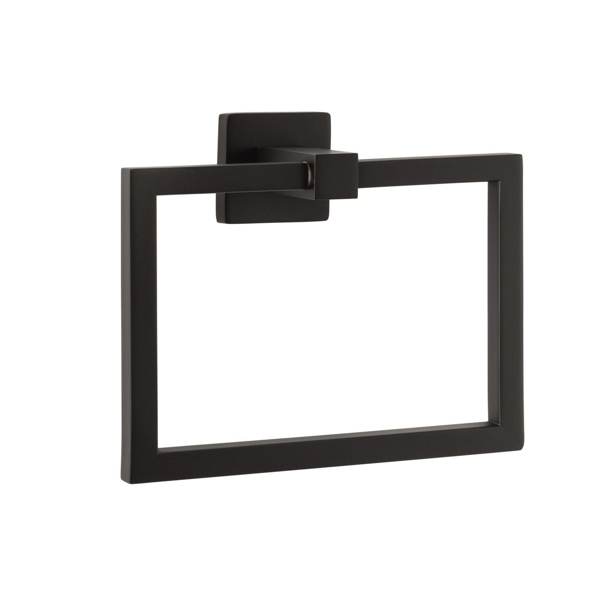 Sure-Loc Hardware Sure-Loc VR-TR1 FBL Vlora Bath Series Solid Brass Towel Ring Flat Black