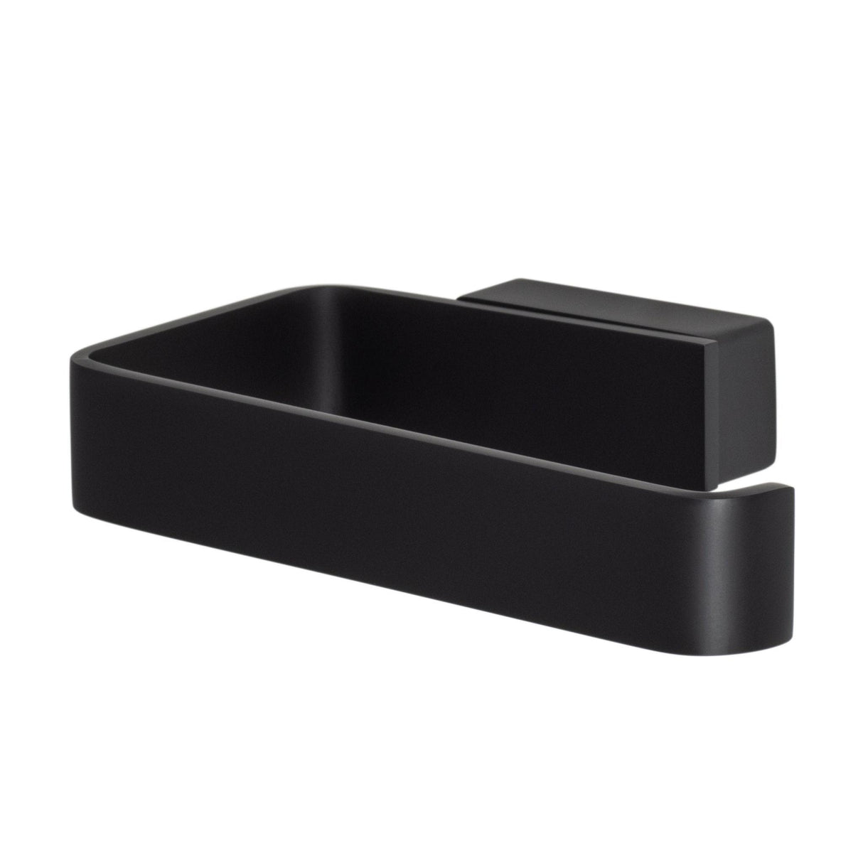 Sure-Loc Hardware Sure-Loc VS-PH1 FBL Vaasa Bath Series Single Post Paper Holder Flat Black