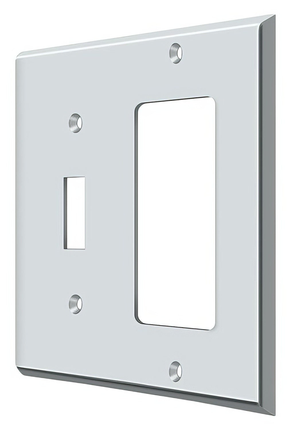Deltana SWP4743U26D switch plate in satin nickel, additional view