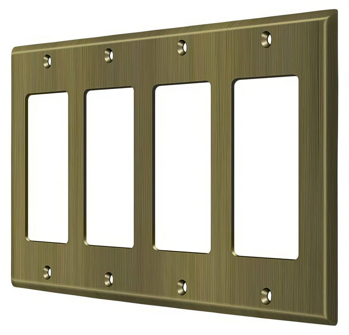 Deltana SWP4744U5 antique brass switch plate