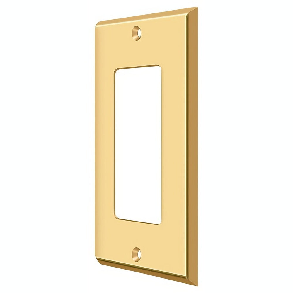 Deltana SWP4754CR003 lifetime polished brass switch plate