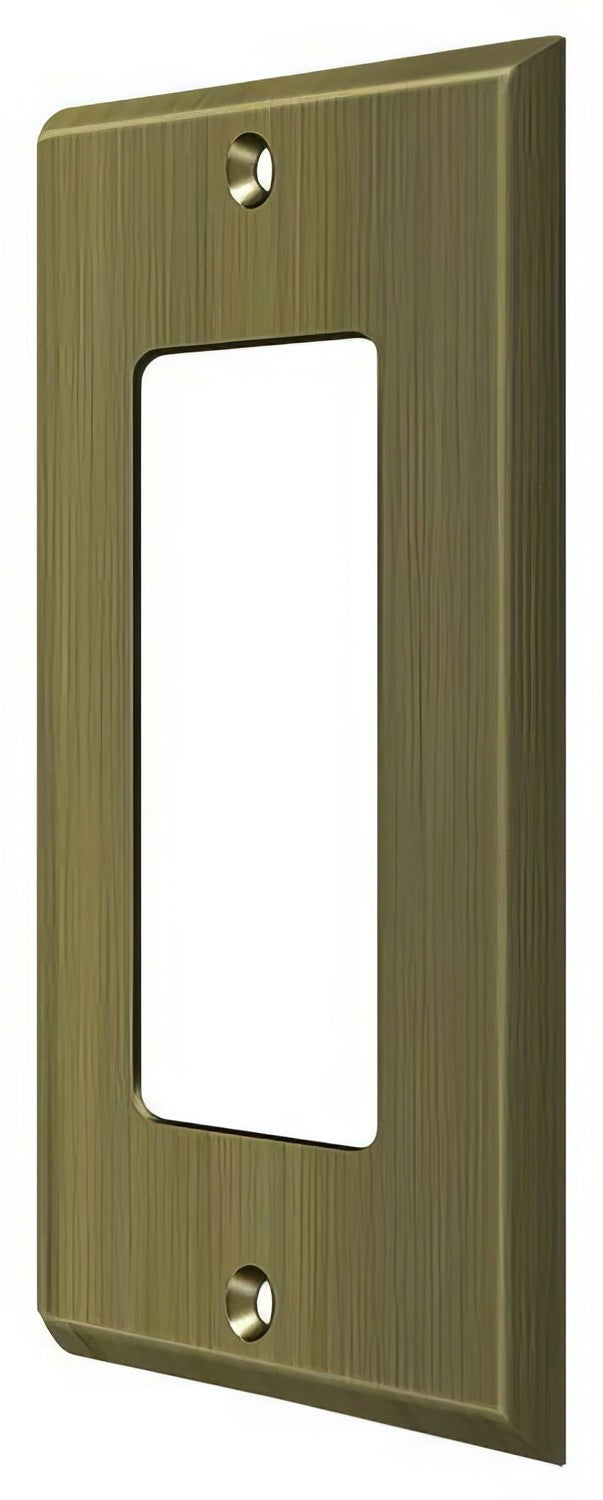 Deltana SWP4754U5 antique brass switch plate