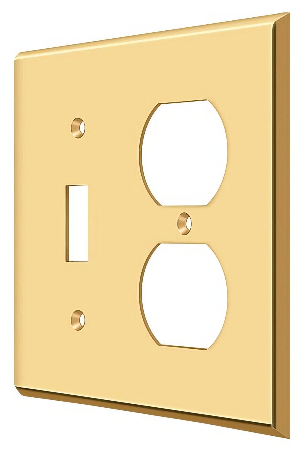 Deltana SWP4762CR003 lifetime polished brass switch plate