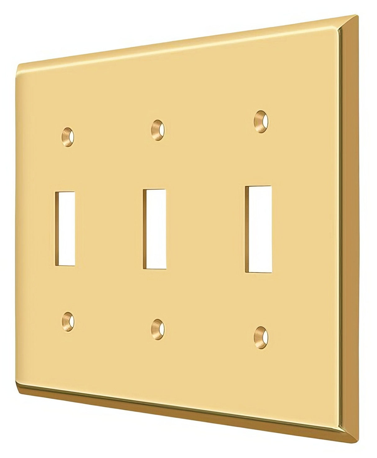 Deltana SWP4763CR003 lifetime polished brass switch plate