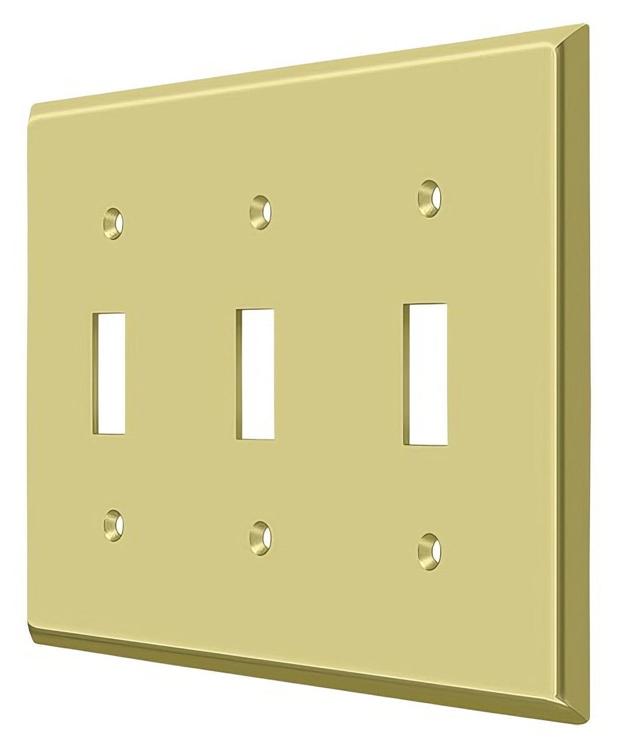 Deltana SWP4763U3 polished brass switch plate