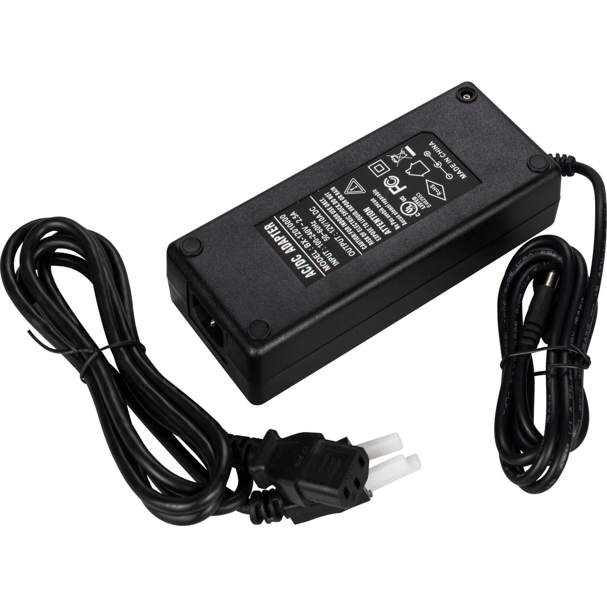 Task Lighting T-120W-12V-PI plug-in power supply, front view