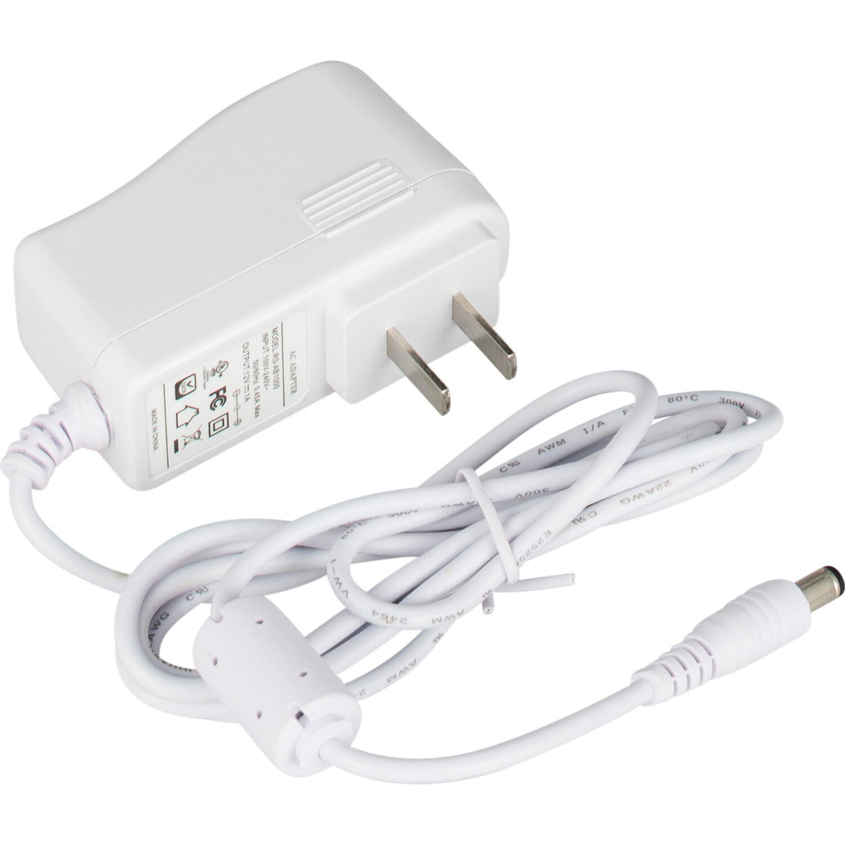 Task Lighting T-12W-12V-PI plug-in power supply, front view