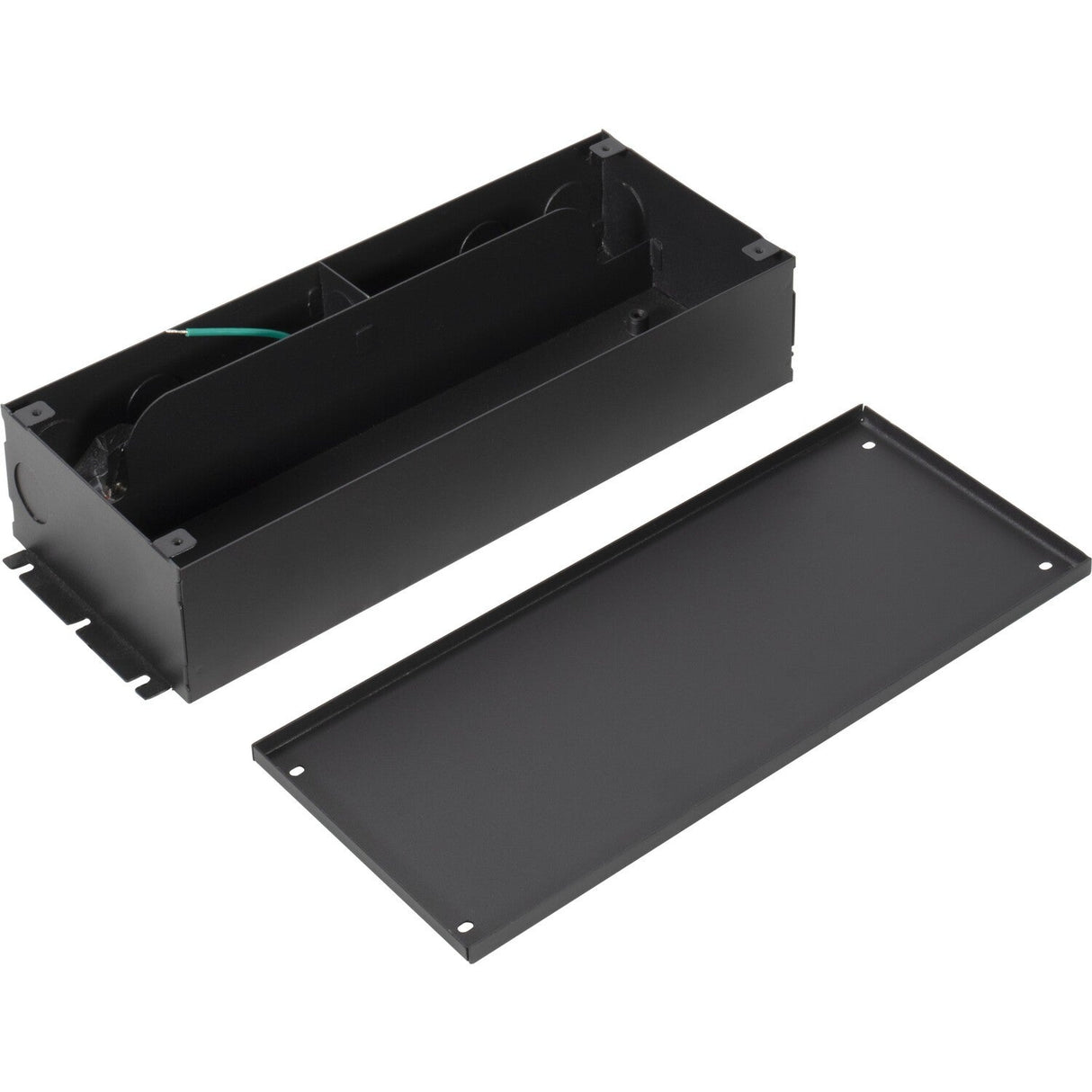 Task Lighting T-JB-ST-11-BK metal junction box