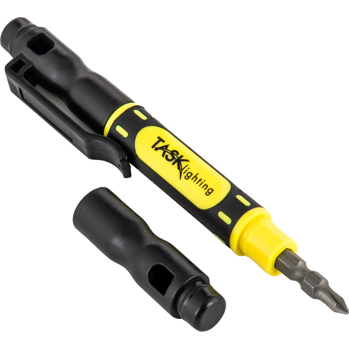 Task Lighting T-TOOL-SD1 Task Lighting Multi-Screwdriver with Logo, Yellow/Black