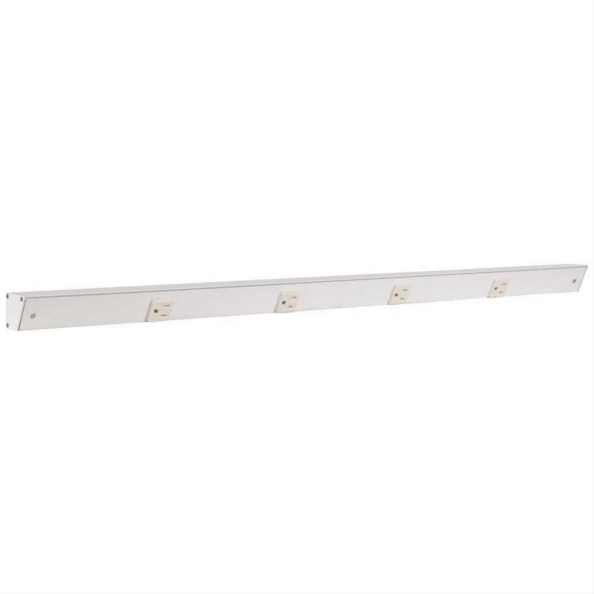 Task Lighting APT36-4W-P-WT 36" White APT Angle Power Strip