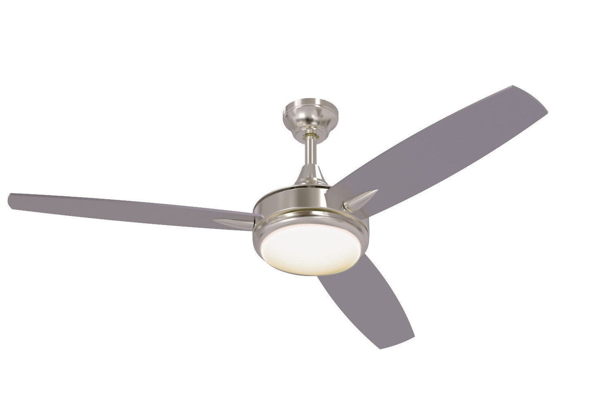 Craftmade TG52BNK3-52BN brushed polished nickel ceiling fan blades included