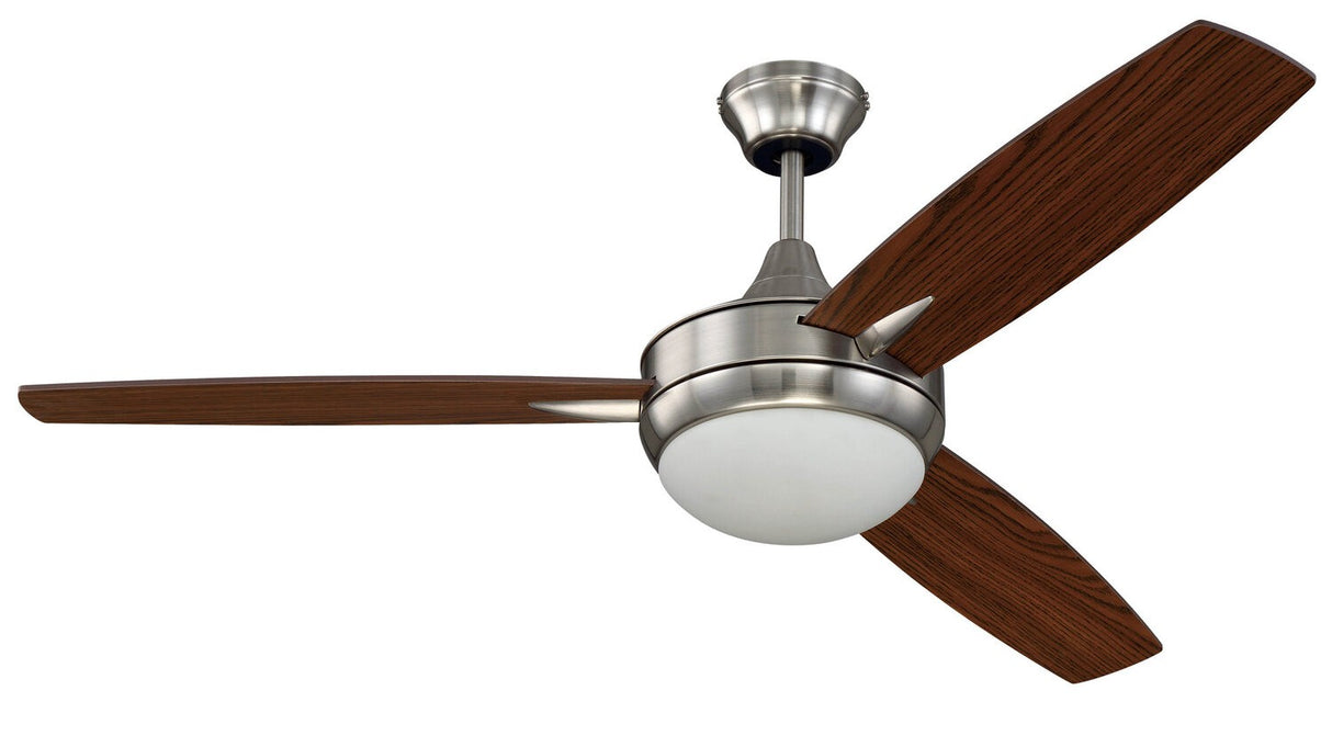 Craftmade TG52BNK3 brushed polished nickel ceiling fan blades included