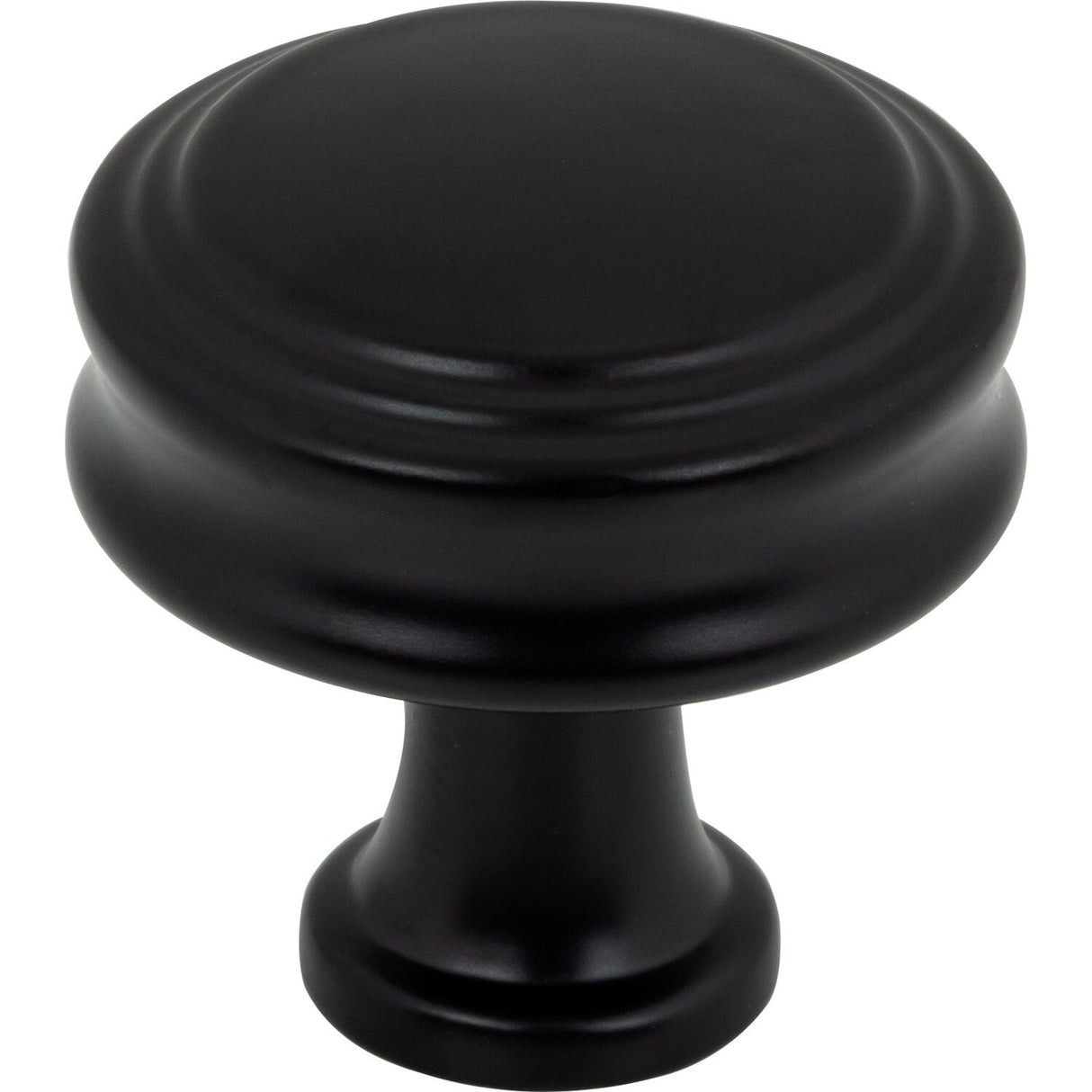 Top Knobs TK3190BLK flat black cabinet knob