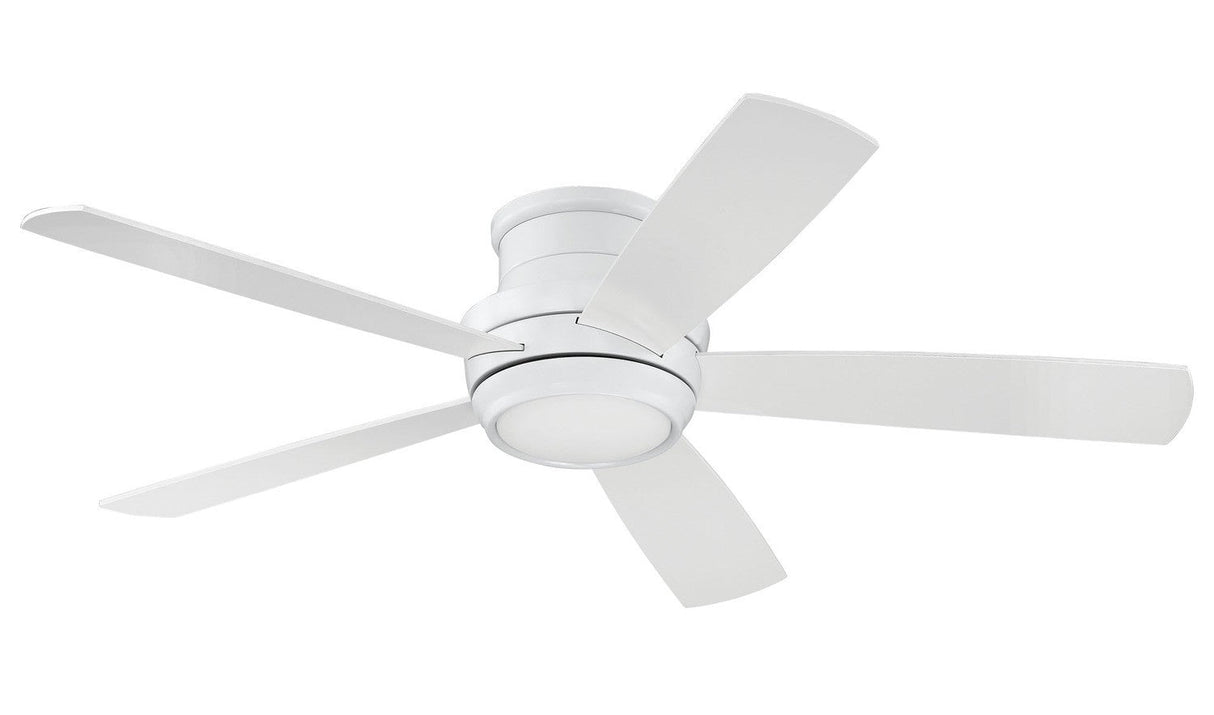 Craftmade TMPH52W5 white ceiling fan blades included