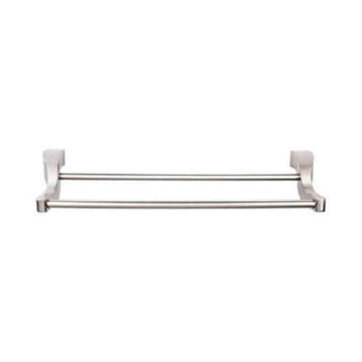 Top Knobs AQ9BSN AQ9 Aqua Bath Towel Bar 24" Double Brushed Satin Nickel