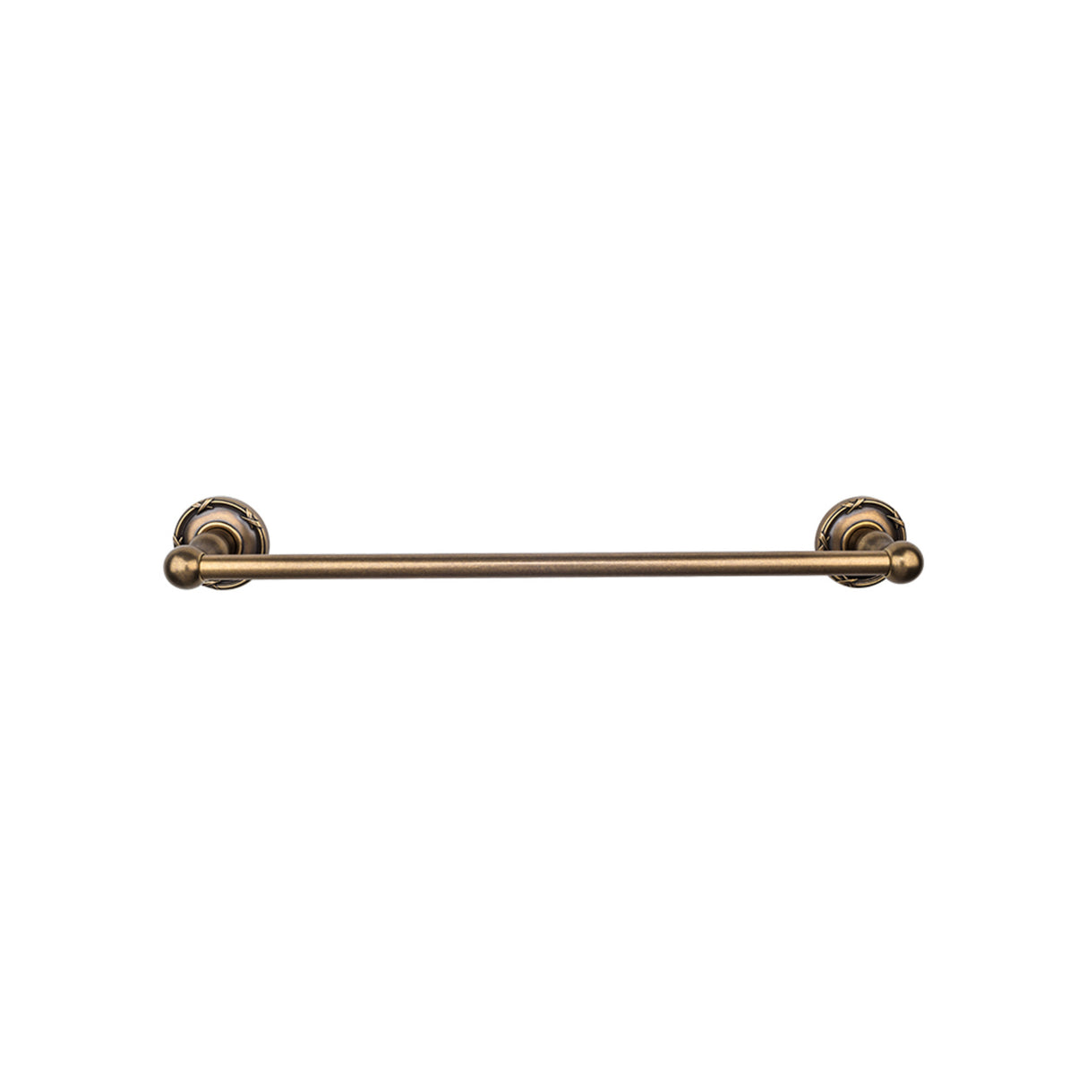 Top Knobs ED10 Edwardian Bath Towel Bar 30" Single Ribbon Backplate