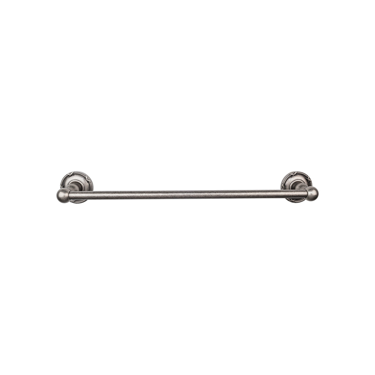 Top Knobs ED10 Edwardian Bath Towel Bar 30" Single Ribbon Backplate