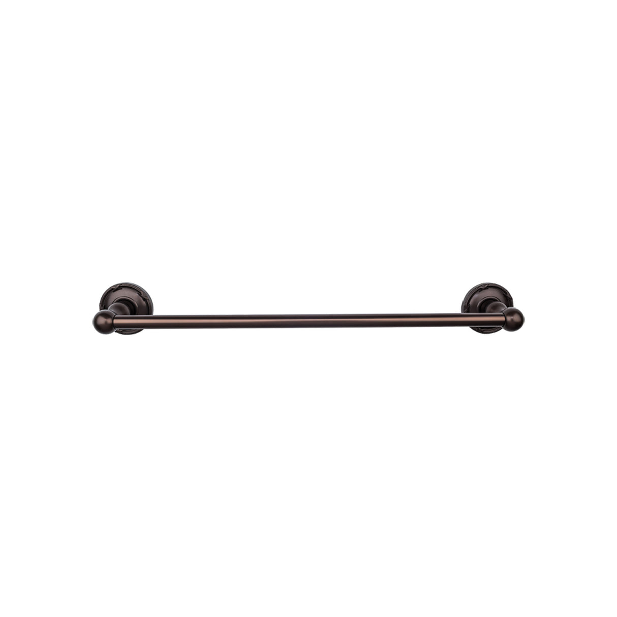 Top Knobs ED10 Edwardian Bath Towel Bar 30" Single Ribbon Backplate