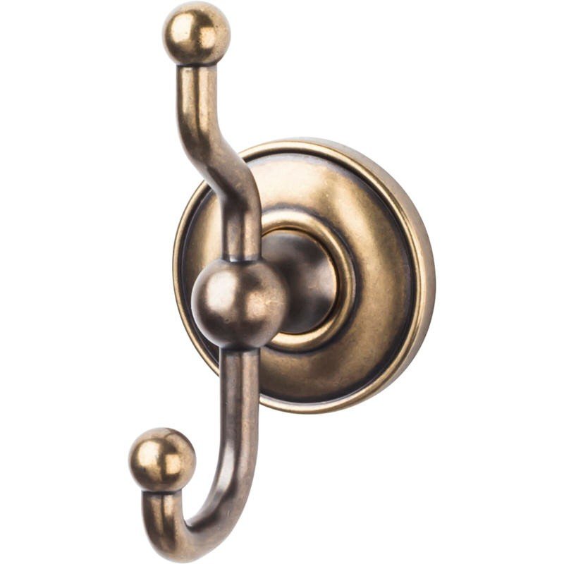 Top Knobs ED2GBZD german bronze double robe hook
