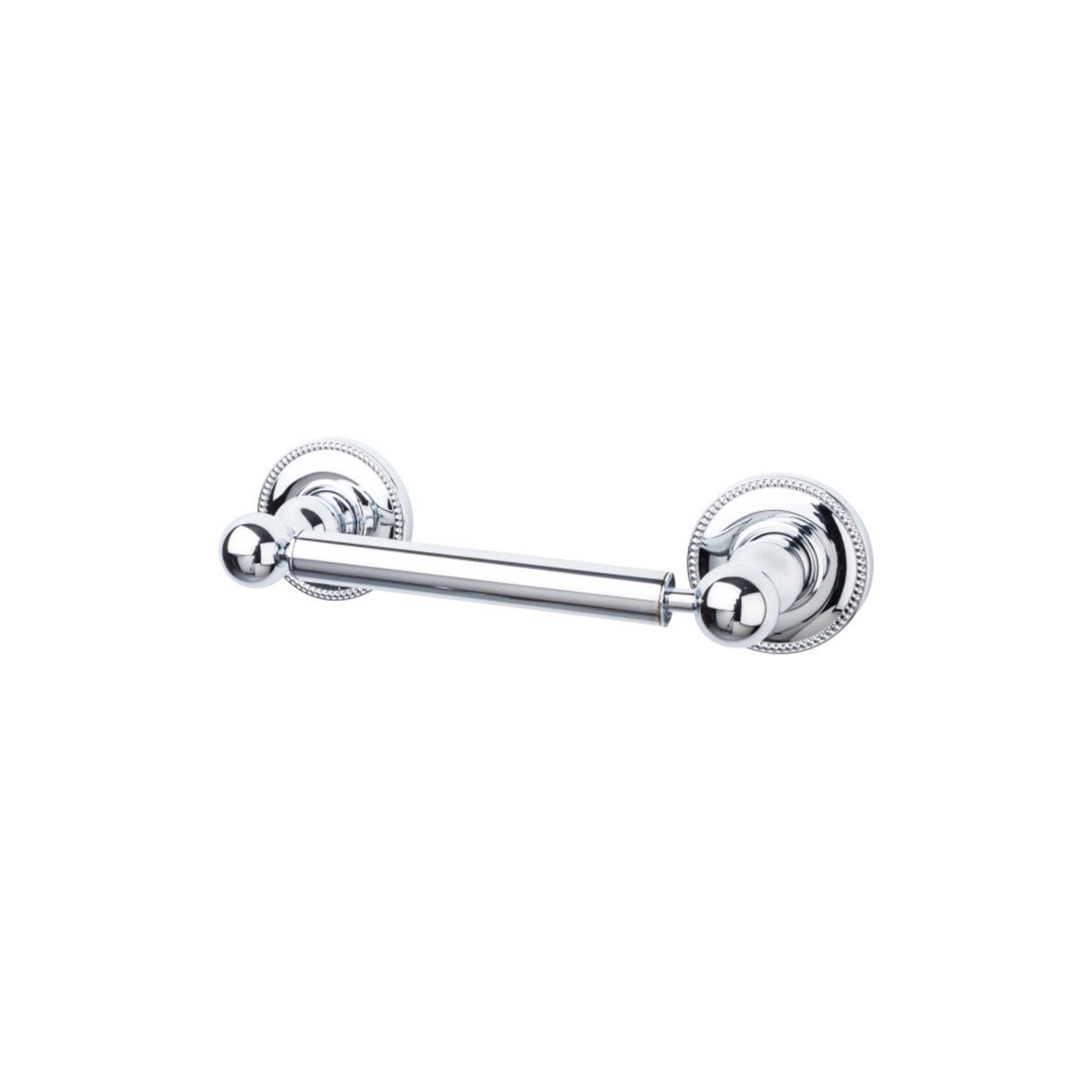 Top Knobs ED3 Edwardian Bath Toilet Paper Holder Beaded Backplate
