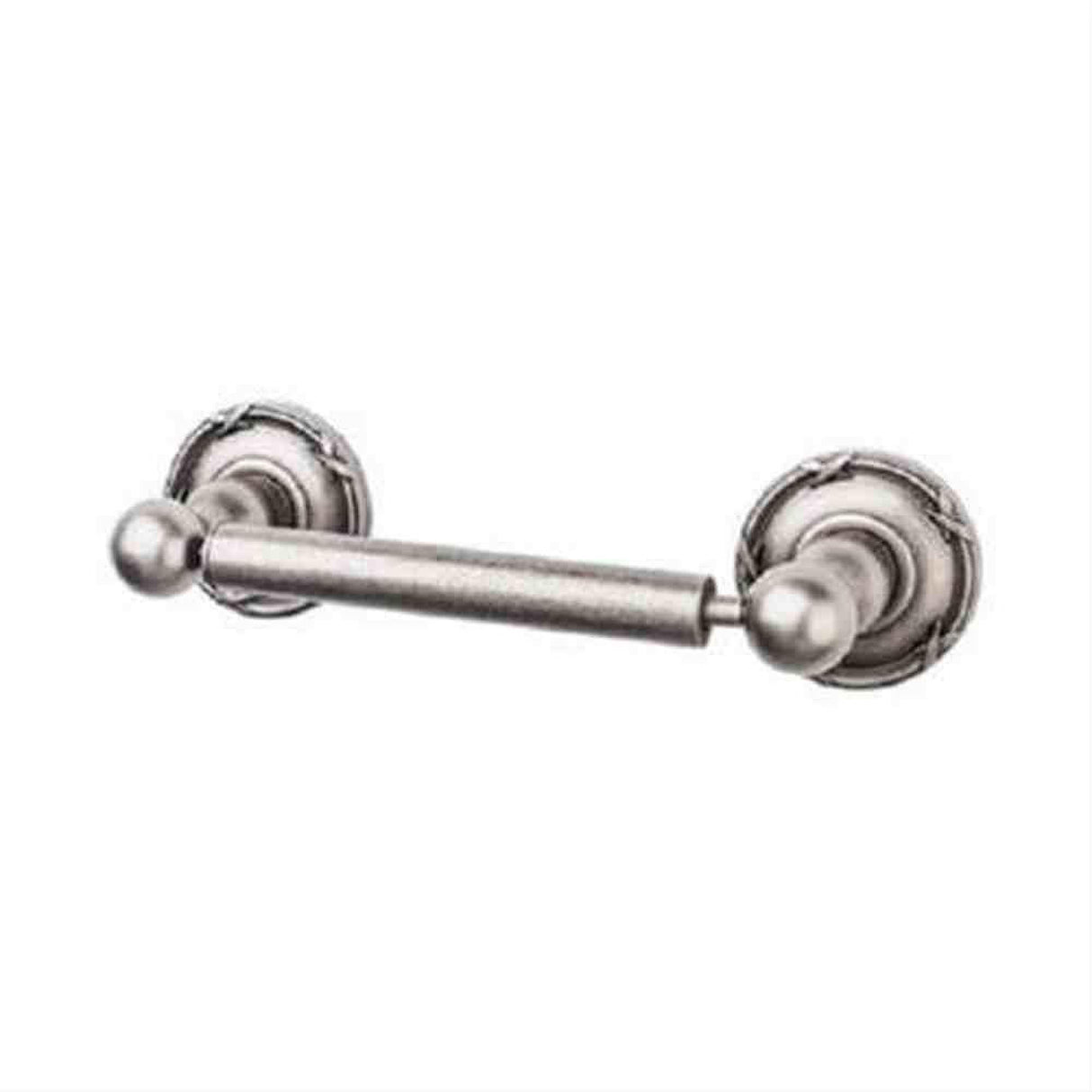Top Knobs ED3APE Edwardian Bath Toilet Paper Holder Ribbon Backplate Antique Pewter